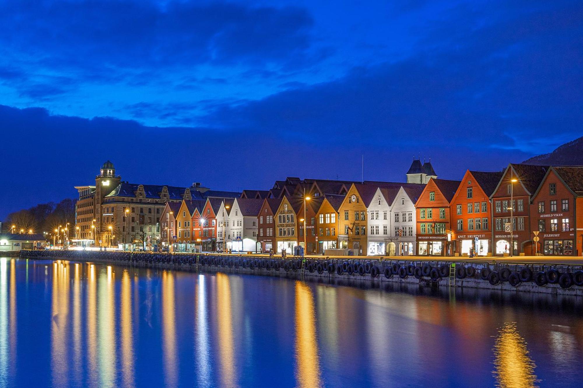 2 Min To Bryggen - Rooftop - Office With 49" Screen Bergen Exterior photo